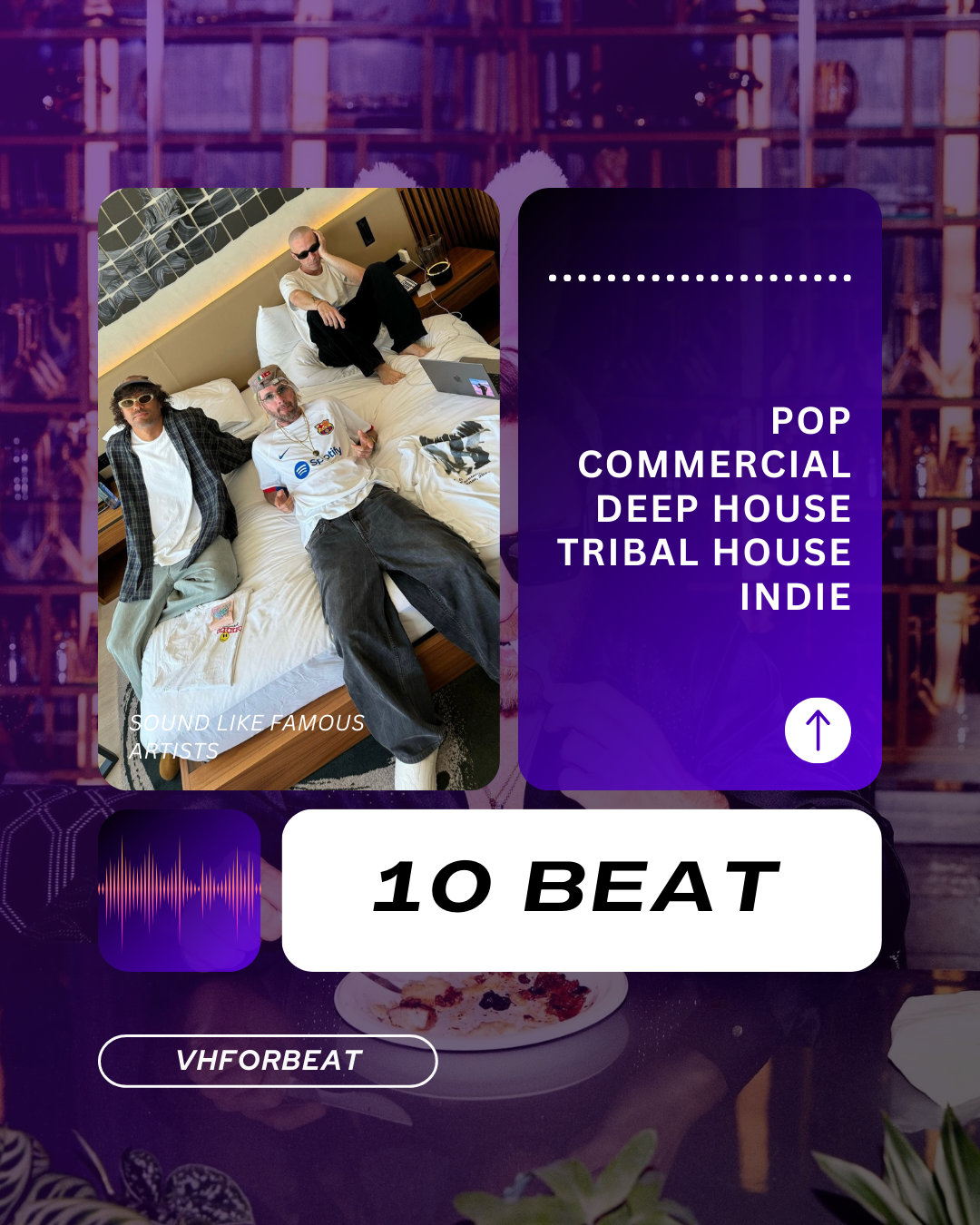 10 BEATS POP-COMMERCIAL-DEEP HOUSE-TRIBAL HOUSE